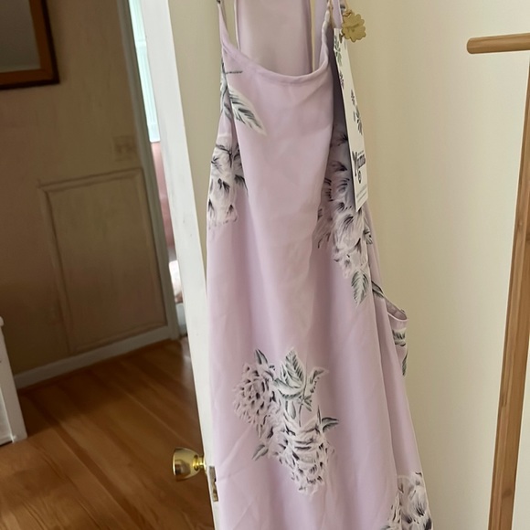 NWT Show Me Your MuMu Lilac Floral Gomez Mini Dress - Picture 3 of 9